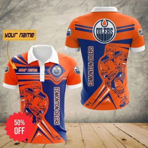NHL Edmonton Oilers Special Polo Shirt Golf Shirt Concept PLS4696