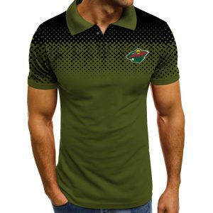 NHL Minnesota Wild Special Polo Shirt Golf Shirt PLS4725