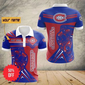 NHL Montreal Canadiens Special Polo Shirt Golf Shirt Concept PLS4693