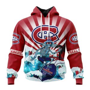 NHL Montreal Canadiens Specialized Kits For The Grateful Dead Unisex Pullover Hoodie
