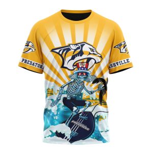 NHL Nashville Predators Specialized Kits For The Grateful Dead Unisex Tshirt TS4378