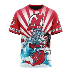 NHL New Jersey Devils Specialized Kits For The Grateful Dead Unisex Tshirt TS4379