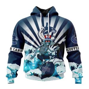 NHL Vancouver Canucks Specialized Kits For The Grateful Dead Unisex Pullover Hoodie