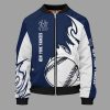 New York Yankees Blue Unisex Bomber Jacket TBJ4394