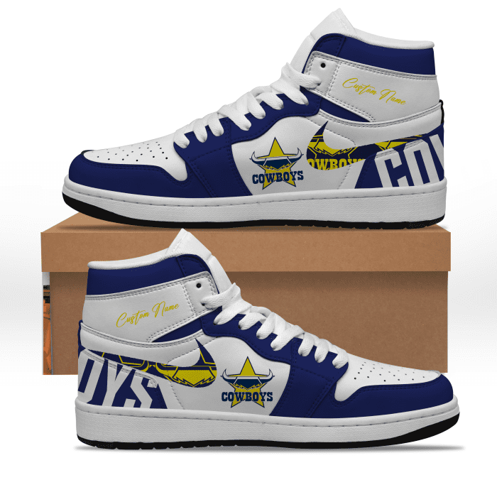 North Queensland Cowboys NRL AJ1 Nike Sneakers High Top Shoes 2023 Collection