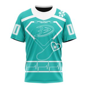 Personalized Anaheim Ducks Special Design Honoring Healthcare Heroes Unisex Tshirt TS4398