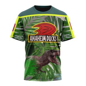 Personalized Anaheim Ducks Specialized Jersey Hockey For Jurassic World Unisex Tshirt TS4400