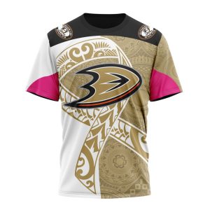 Personalized Anaheim Ducks Specialized Samoa Fights Cancer Unisex Tshirt TS4402