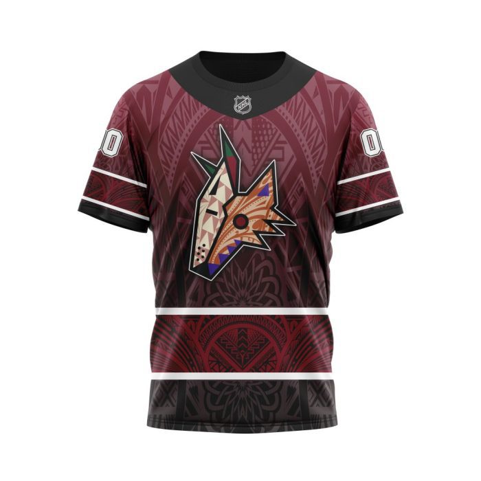 Personalized Arizona Coyotes Specialized Native With Samoa Culture Unisex Tshirt TS4410