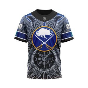 Personalized Buffalo Sabres Dark Norse Viking Symbols Unisex Tshirt TS4421