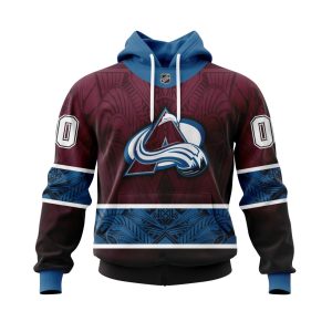 Personalized Colorado Avalanche Specialized Native With Samoa Culture Unisex Pullover Hoodie