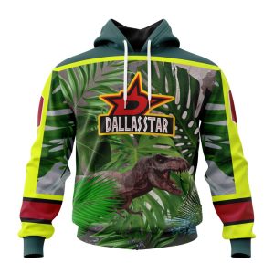 Personalized Dallas Stars Specialized Jersey Hockey For Jurassic World Unisex Pullover Hoodie