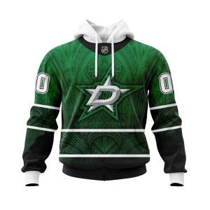 Personalized Dallas Stars Specialized Native With Samoa Culture Unisex Pullover Hoodie