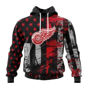 Personalized Detroit Red Wings Specialized Jersey For America Unisex Pullover Hoodie