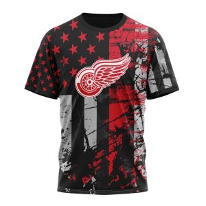 Personalized Detroit Red Wings Specialized Jersey For America Unisex Tshirt TS4489