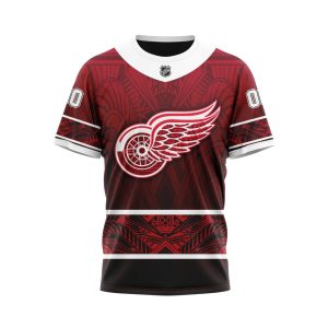 Personalized Detroit Red Wings Specialized Native With Samoa Culture Unisex Tshirt TS4491