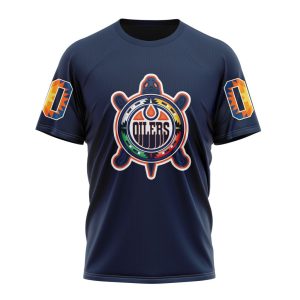 Personalized Edmonton Oilers Special Indigenous Celebration 2022 Unisex Tshirt TS4498