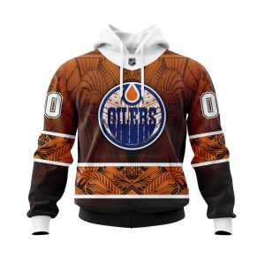 Personalized Edmonton Oilers Specialized Native With Samoa Culture Unisex Pullover Hoodie