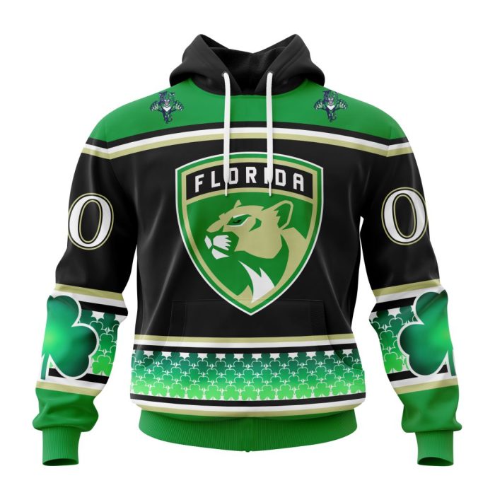 Personalized Florida Panthers Specialized Hockey Celebrate St Patrick's Day Unisex Pullover Hoodie