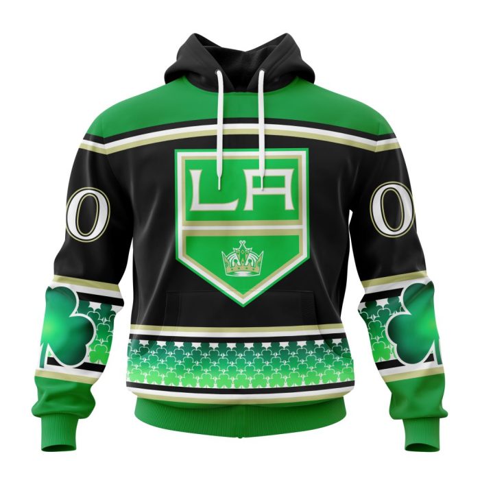 Personalized Los Angeles Kings Specialized Hockey Celebrate St Patrick's Day Unisex Pullover Hoodie