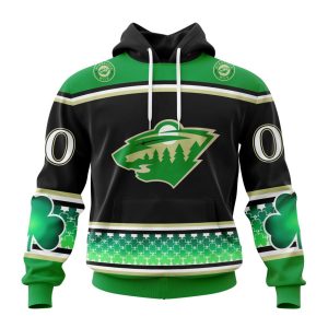 Personalized Minnesota Wild Specialized Hockey Celebrate St Patrick's Day Unisex Pullover Hoodie