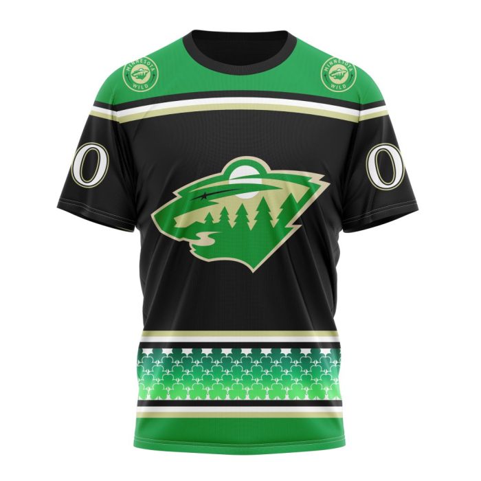 Personalized Minnesota Wild Specialized Hockey Celebrate St Patrick's Day Unisex Tshirt TS4524