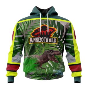 Personalized Minnesota Wild Specialized Jersey Hockey For Jurassic World Unisex Pullover Hoodie