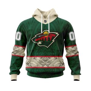 Personalized Minnesota Wild Specialized Native With Samoa Culture Unisex Pullover Hoodie
