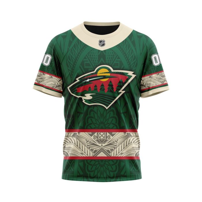 Personalized Minnesota Wild Specialized Native With Samoa Culture Unisex Tshirt TS4527