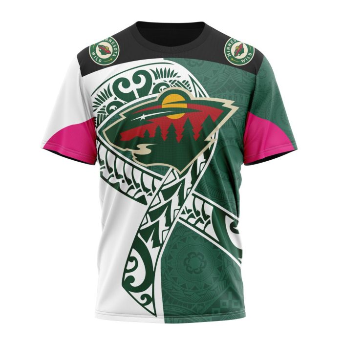 Personalized Minnesota Wild Specialized Samoa Fights Cancer Unisex Tshirt TS4528