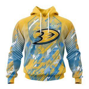 Personalized NHL Anaheim Ducks Fearless Against Childhood Cancers Unisex Pullover Hoodie