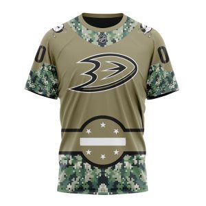 Personalized NHL Anaheim Ducks Military Camo With City Or State Flag Unisex Tshirt TS4585