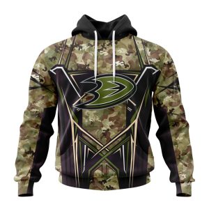 Personalized NHL Anaheim Ducks Special Camo Color Design Unisex Hoodie