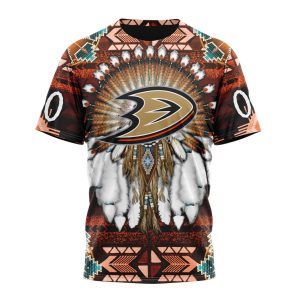 Personalized NHL Anaheim Ducks Special Native Costume Design Unisex Tshirt TS4599