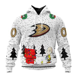 Personalized NHL Anaheim Ducks Special Peanuts Design Unisex Pullover Hoodie
