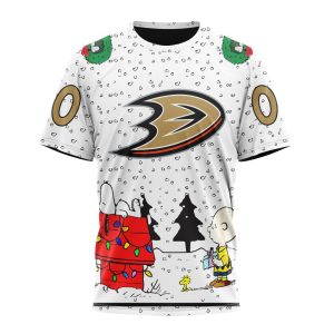 Personalized NHL Anaheim Ducks Special Peanuts Design Unisex Tshirt TS4602