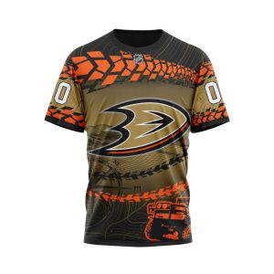 Personalized NHL Anaheim Ducks Specialized Off - Road Style Unisex Tshirt TS4620