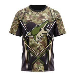 Personalized NHL Arizona Coyotes Special Camo Color Design Unisex Tshirt TS4646