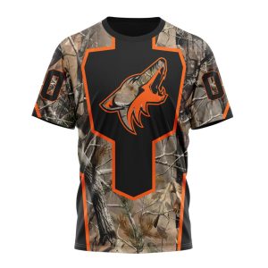 Personalized NHL Arizona Coyotes Special Camo Realtree Hunting Unisex Tshirt TS4649