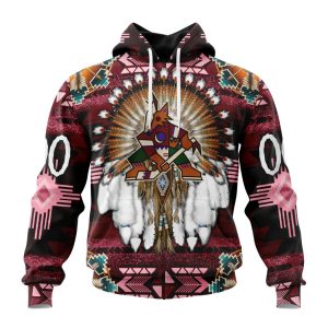Personalized NHL Arizona Coyotes Special Native Costume Design Unisex Pullover Hoodie