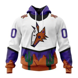 Personalized NHL Arizona Coyotes Special Reverse Retro Redesign Unisex Pullover Hoodie