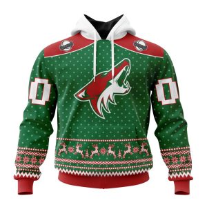 Personalized NHL Arizona Coyotes Special Ugly Christmas Unisex Pullover Hoodie