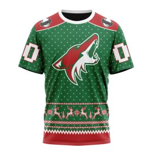 Personalized NHL Arizona Coyotes Special Ugly Christmas Unisex Tshirt TS4665