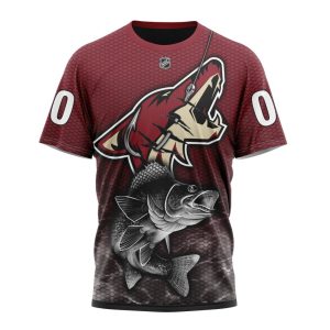Personalized NHL Arizona Coyotes Specialized Fishing Style Unisex Tshirt TS4673