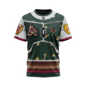 Personalized NHL Arizona Coyotes X Boba Fett's Armor Unisex Tshirt TS4687