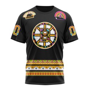Personalized NHL Boston Bruins Jersey Hockey For All Diwali Festival Unisex Tshirt TS4694