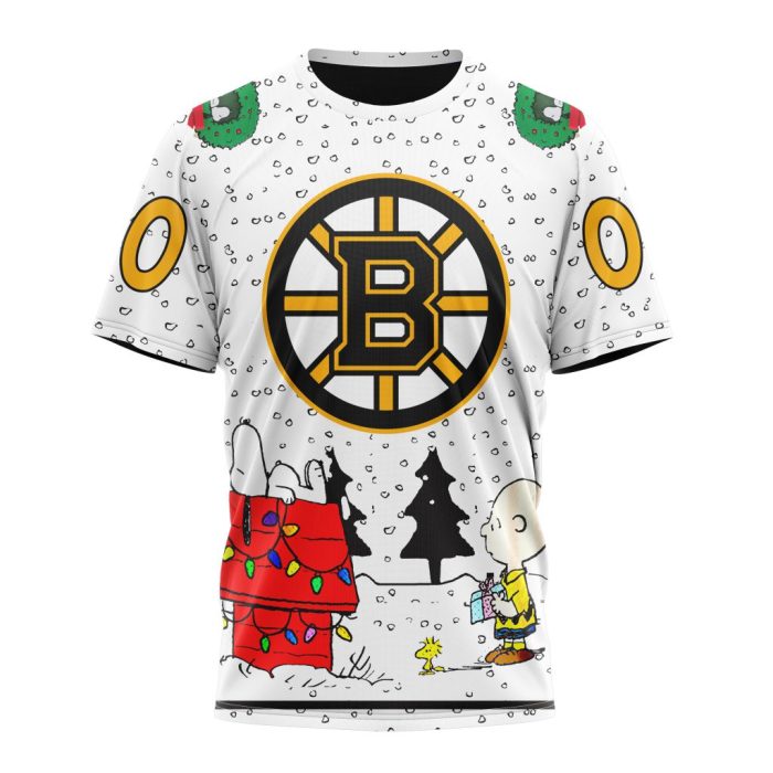 Personalized NHL Boston Bruins Special Peanuts Design Unisex Tshirt TS4712