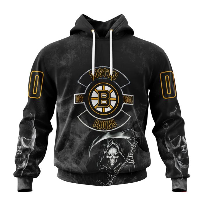 Personalized NHL Boston Bruins Specialized Kits For Rock Night Unisex Pullover Hoodie