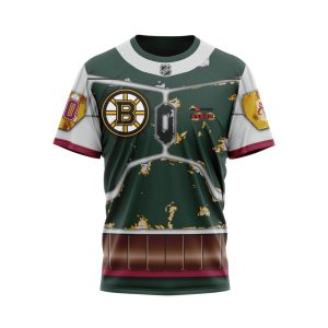 Personalized NHL Boston Bruins X Boba Fett's Armor Unisex Tshirt TS4746