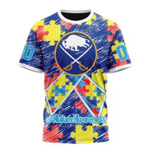Personalized NHL Buffalo Sabres Special Autism Awareness Month Unisex Tshirt TS4758